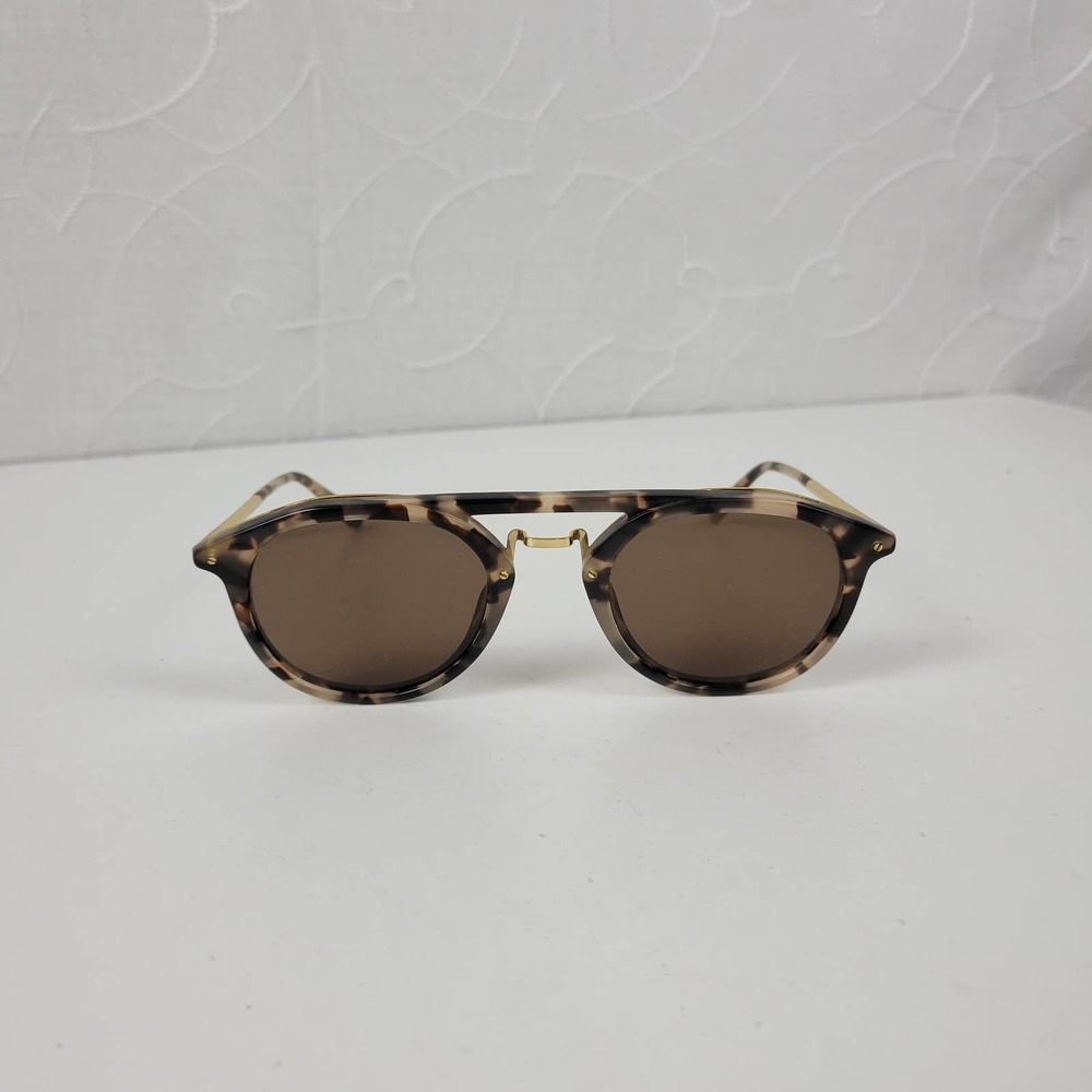 Krewe Gravier Womens Sunglasses Matte Sunday Tortoise 18K 51mm Premium Hard Case